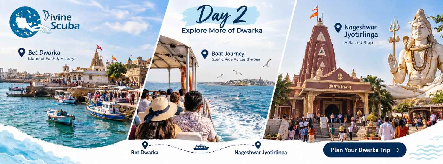 Bet Dwarka and Nageshwar Jyotirlinga sightseeing during a Dwarka trip